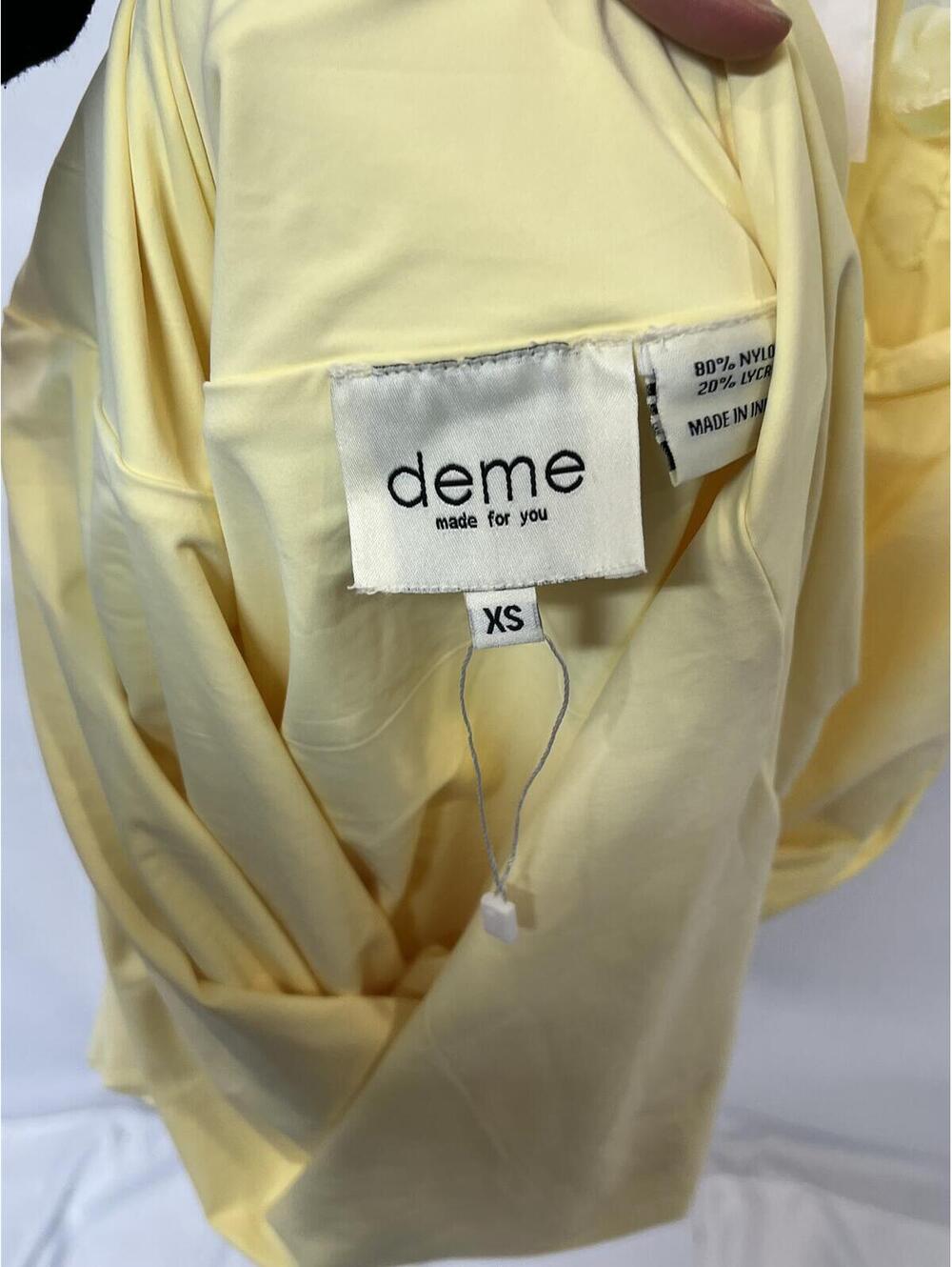 Deme by Gabriella Adela Dress in Butter Yellow - Picture 9 of 9